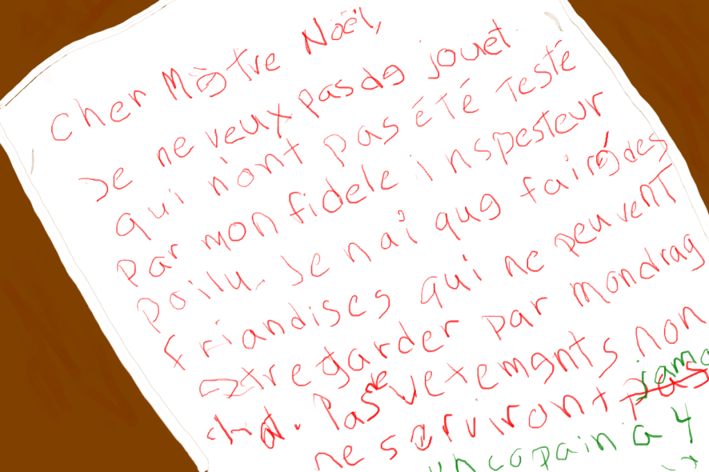 Lettre au Maître noël des&nbsp;chats