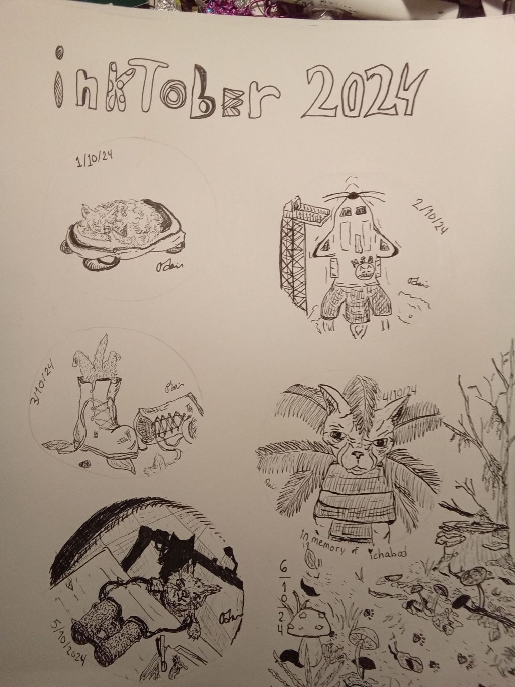 Quelques dessins pour le Challenge&nbsp;Halloween